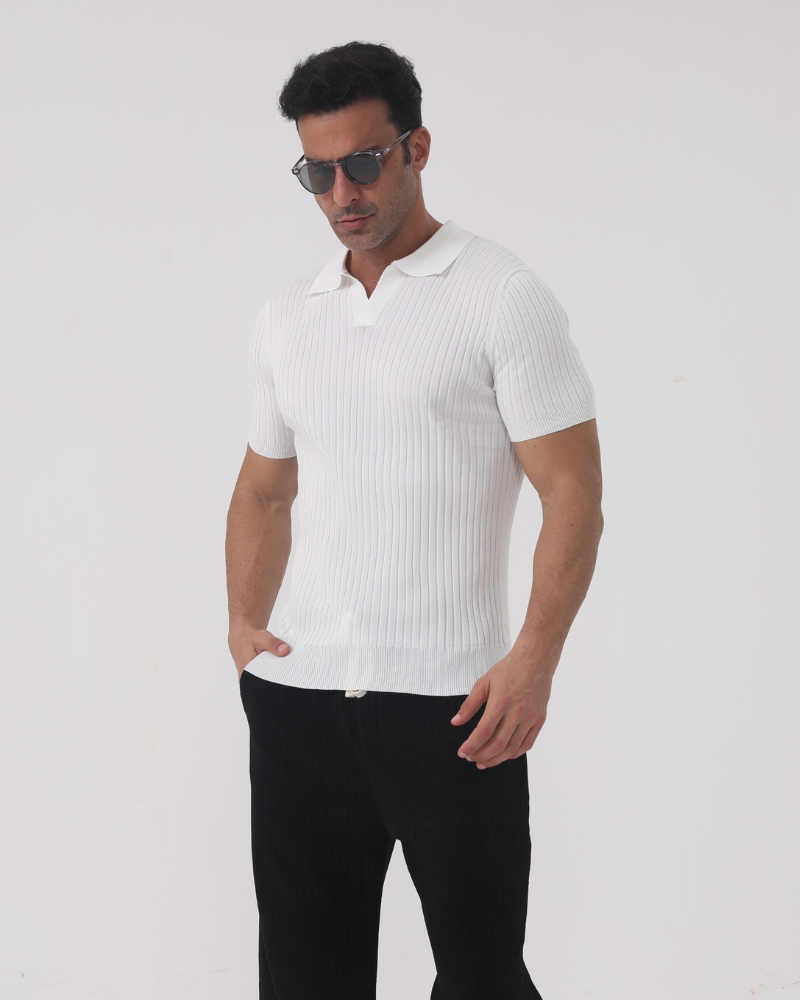 Polo Firenze — Algodón Texturizado